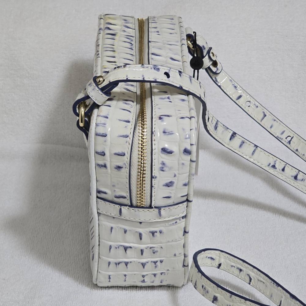 Brahmin Demi Crossbody Bag Marina La Scala Croc Embossed Leather Dillard's Exclu - Picture 9 of 16